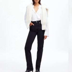 Madewell Women's Straight Leg Black Jeans